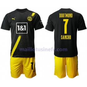 Maillot de Foot Borussia Dortmund Jadon Sancho 7 Extérieur 2020-21 - Enfant